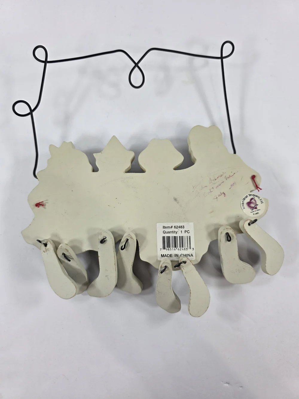 Wooden Folk Wall Art Dangling Feet All Are Precious In His Sight Children